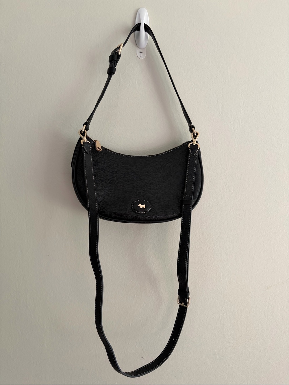 Radley Leather Shoulder and Crossbody Bag with Gold Accents - Picture 3 of 4
